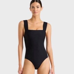 BONDI BORN Gwen Square Neck One-Piece Swimsuit